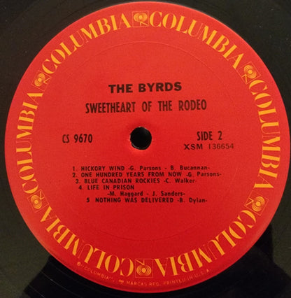 The Byrds : Sweetheart Of The Rodeo (LP, Album, RE, RP, San)
