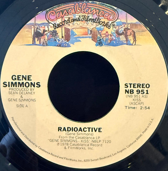 Gene Simmons : Radioactive (7", Single)