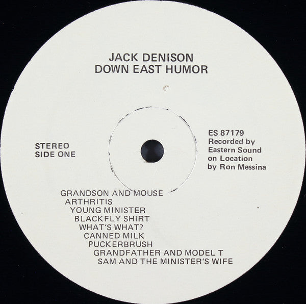 Jack Denison : Ayuh!: Down East Humor By Jack Denison (LP, Album)