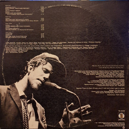 Tom Waits : Nighthawks At The Diner (2xLP, Album, CSM)