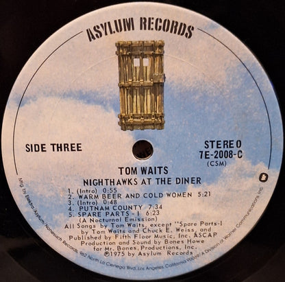 Tom Waits : Nighthawks At The Diner (2xLP, Album, CSM)