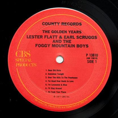 Lester Flatt & Earl Scruggs* And The Foggy Mountain Boys : The Golden Years (LP, Comp)