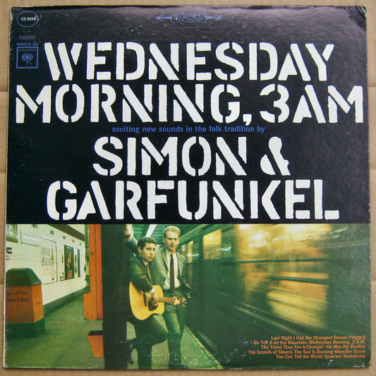 Simon & Garfunkel : Wednesday Morning, 3 A.M. (LP, Album, RE, Pit)