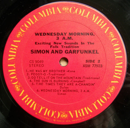 Simon & Garfunkel : Wednesday Morning, 3 A.M. (LP, Album, RE, Pit)