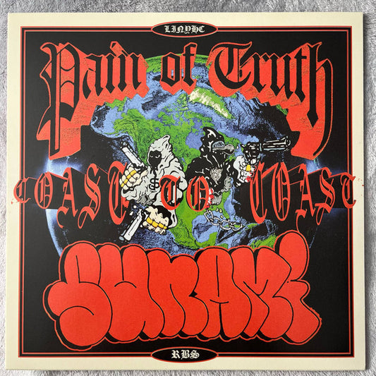 Pain Of Truth (2) / Sunami (2) : Coast To Coast (12", S/Sided, Blu)