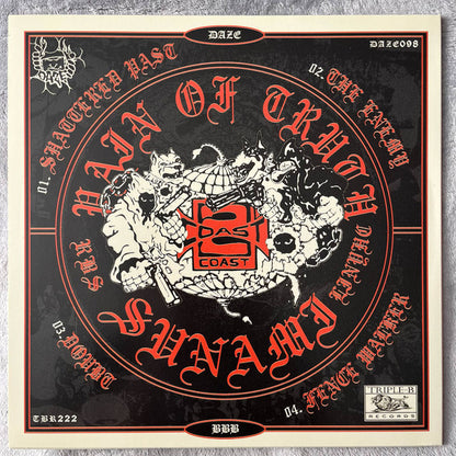 Pain Of Truth (2) / Sunami (2) : Coast To Coast (12", S/Sided, Blu)