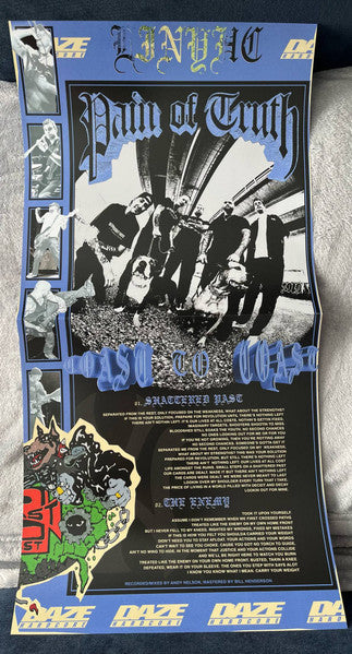 Pain Of Truth (2) / Sunami (2) : Coast To Coast (12", S/Sided, Blu)