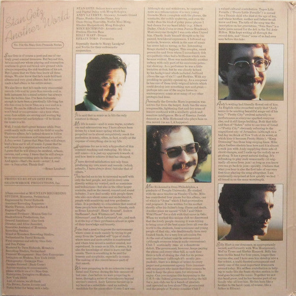 Stan Getz : Another World (2xLP, Album, Promo, Gat)