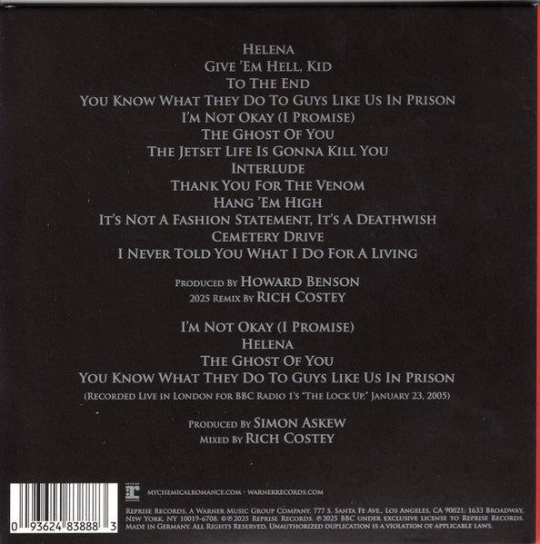 My Chemical Romance : Three Cheers For Sweet Revenge (CD, Album, Dlx, RM, Dig)