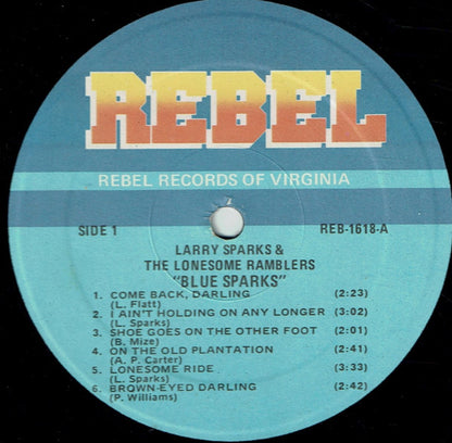 Larry Sparks And The Lonesome Ramblers : Blue Sparks (LP, Album)