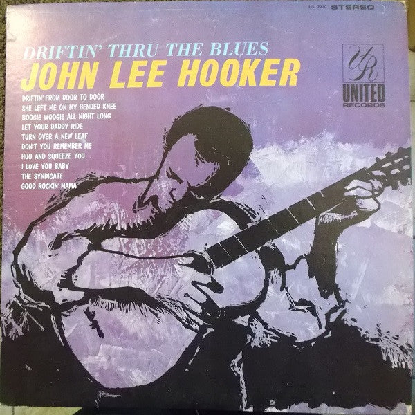 John Lee Hooker : Driftin' Thru The Blues (LP, Album, RE)