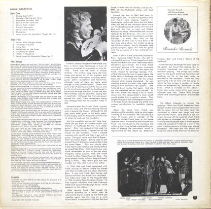 Frank Wakefield With Country Cooking : Frank Wakefield (LP, Album)