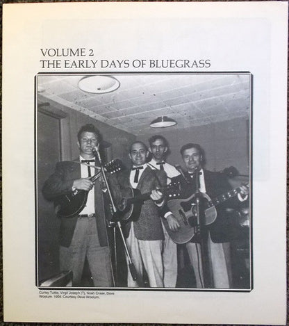 Various : The Early Days Of Bluegrass Volume 2 (LP, Comp)