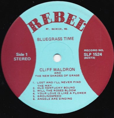 Cliff Waldron : Bluegrass Time (LP, Album)