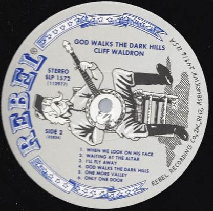 Cliff Waldron : God Walks The Dark Hills (LP, Album)