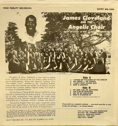 James Cleveland* With The Angelic Choir : Volume 4 "I Stood On The Banks Of The Jordan" (LP, Album, RP)