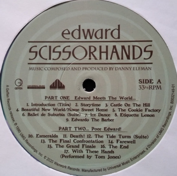 Danny Elfman : Edward Scissorhands (LP, Album, Dlx, RE, Ice)
