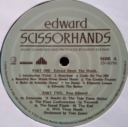 Danny Elfman : Edward Scissorhands (LP, Album, Dlx, RE, Ice)