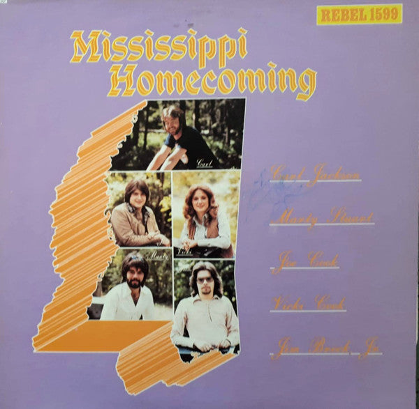Carl Jackson, Marty Stuart, Joe Cook (3), Vicki Cook, Jim Brock Jr.* : Mississippi Homecoming (LP)