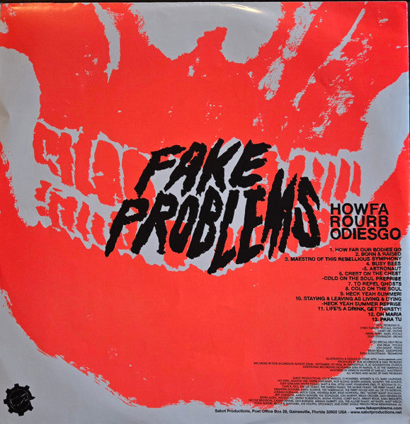 Fake Problems : How Far Our Bodies Go (LP, Album, Pin)