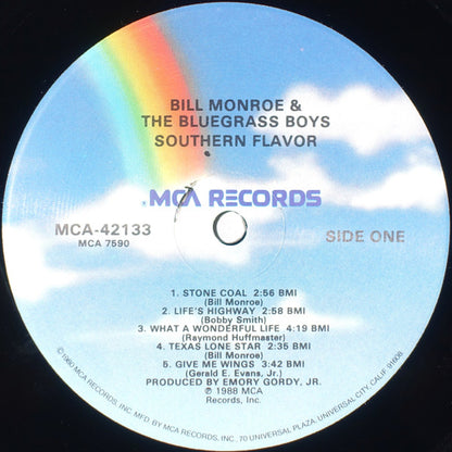Bill Monroe And The Bluegrass Boys* : Southern Flavor (LP, Album)