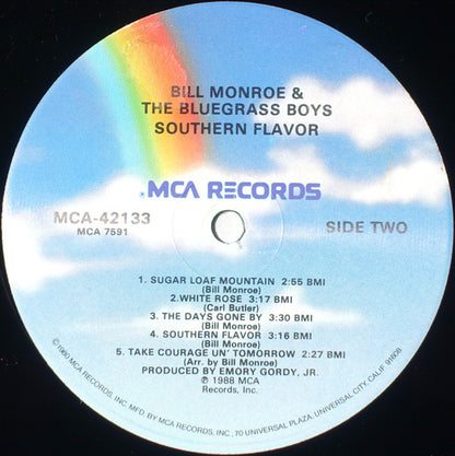 Bill Monroe And The Bluegrass Boys* : Southern Flavor (LP, Album)