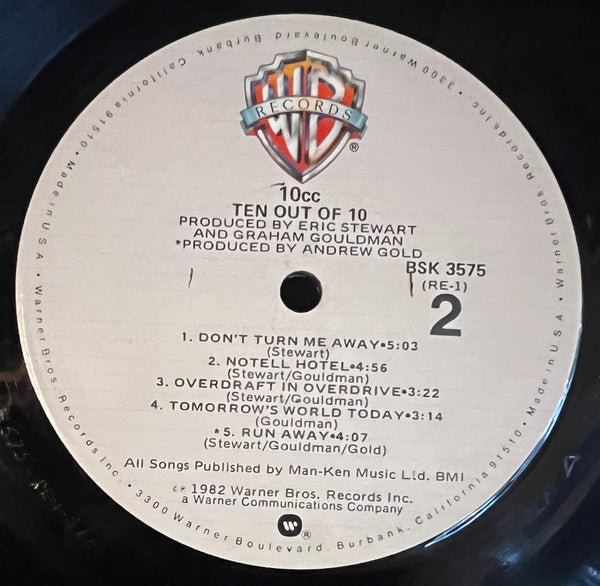 10cc : Ten Out Of 10 (LP, Album)