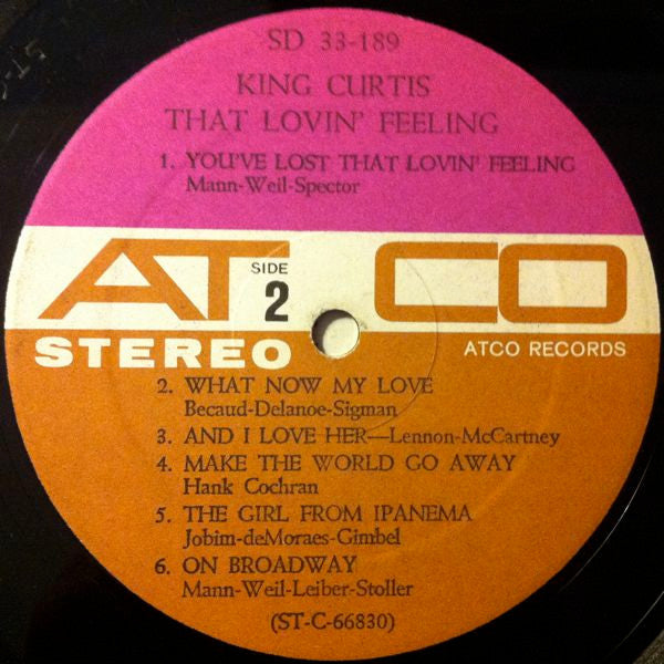 King Curtis : That Lovin' Feeling (LP, Album)