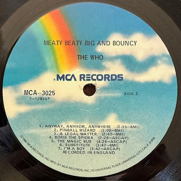 The Who : Meaty Beaty Big And Bouncy (LP, Comp, RE, Gat)