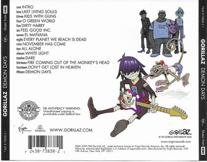Gorillaz : Demon Days (CD, Album, Cin)