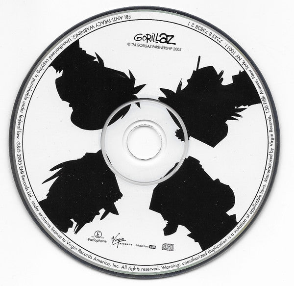 Gorillaz : Demon Days (CD, Album, Cin)
