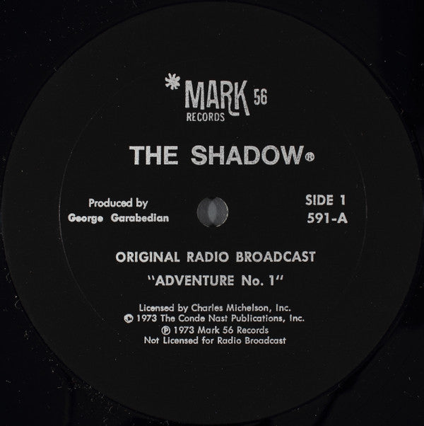 The Shadow Radio Program, Bret Morrison : The Shadow (Original Radio Broadcasts) (LP)