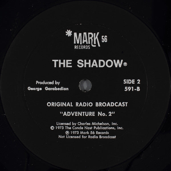 The Shadow Radio Program, Bret Morrison : The Shadow (Original Radio Broadcasts) (LP)