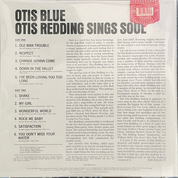 Otis Redding : Otis Blue/Otis Redding Sings Soul (LP, Album, Mono, RE, 180)