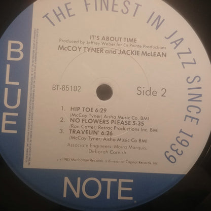 McCoy Tyner & Jackie McLean : It's About Time (LP, Album)