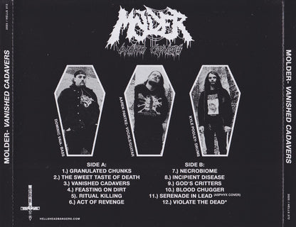 Molder (3) : Vanished Cadavers (CD, Album, RE)