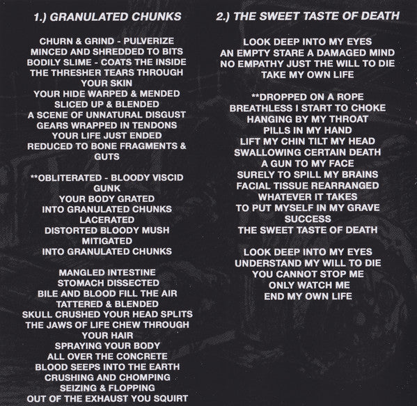 Molder (3) : Vanished Cadavers (CD, Album, RE)