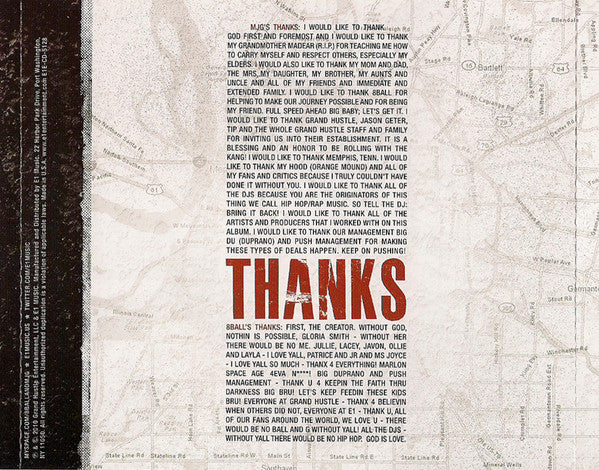 8Ball & MJG* : Ten Toes Down (CD, Album)