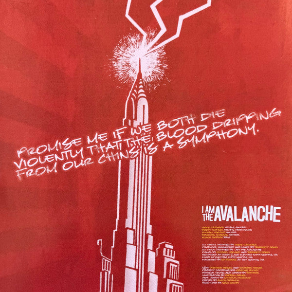 I Am The Avalanche : I Am The Avalanche (LP, Album, RE, Red)