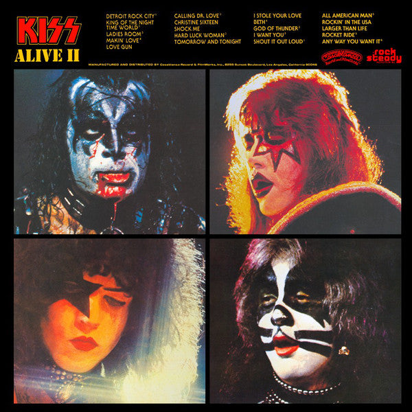 Kiss : Alive II (2xLP, Album, Kee)