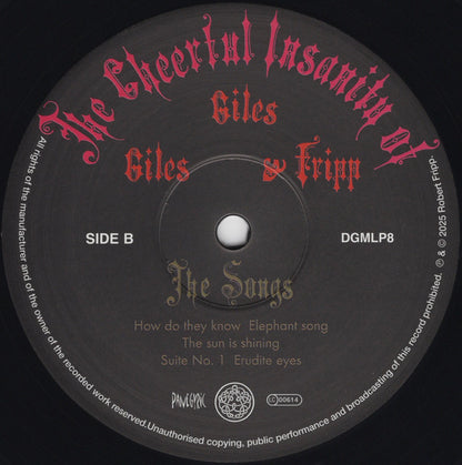 Giles, Giles And Fripp : The Cheerful Insanity Of Giles, Giles And Fripp (The Songs) (LP, Album, RE, RM, 200)