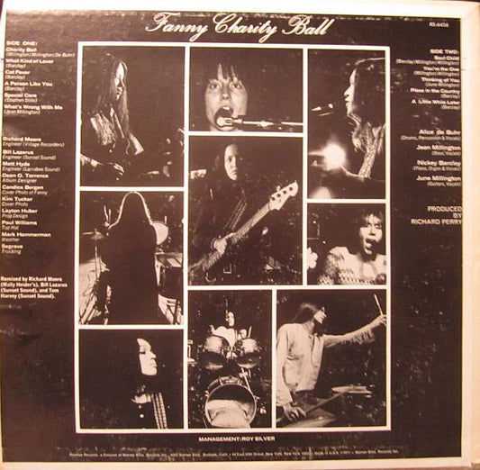 Fanny (2) : Charity Ball (LP, Album, Promo)