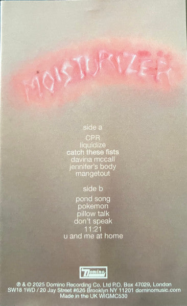 Wetleg* : Moisturizer (Cass, Album, Ice)