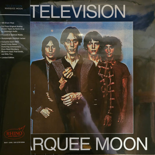 Television : Marquee Moon (LP, Album, Ltd, RE, 180)