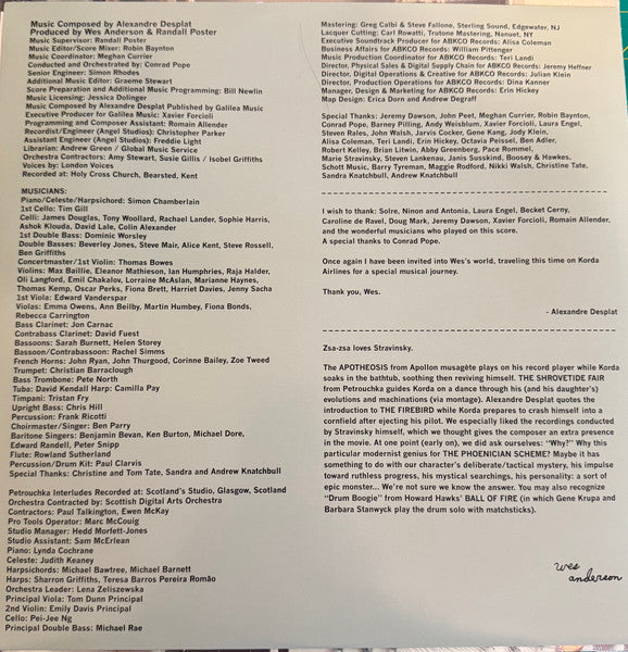 Various : The Phoenician Scheme (Original Soundtrack)  (LP, Gre)