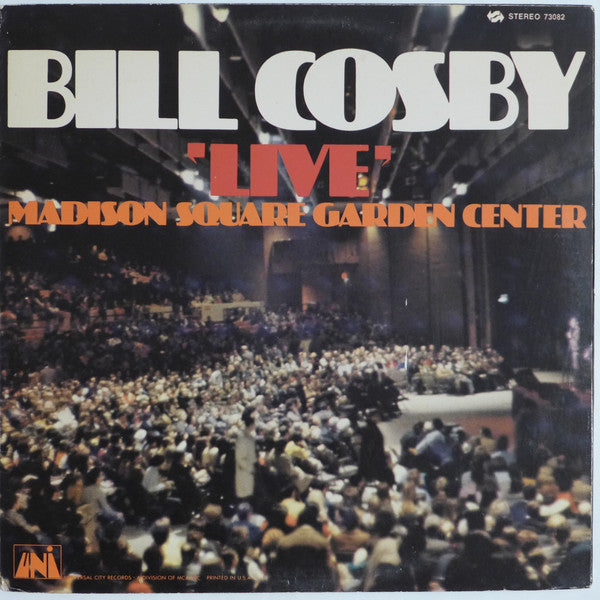 Bill Cosby : "Live" Madison Square Garden Center (LP, Album, Uni)