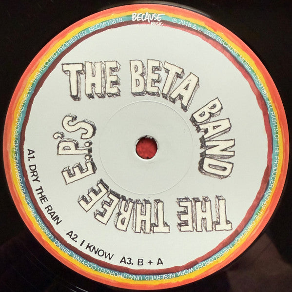 The Beta Band : The Three E.P.'s (2xLP, Comp, RE, RM, 180)