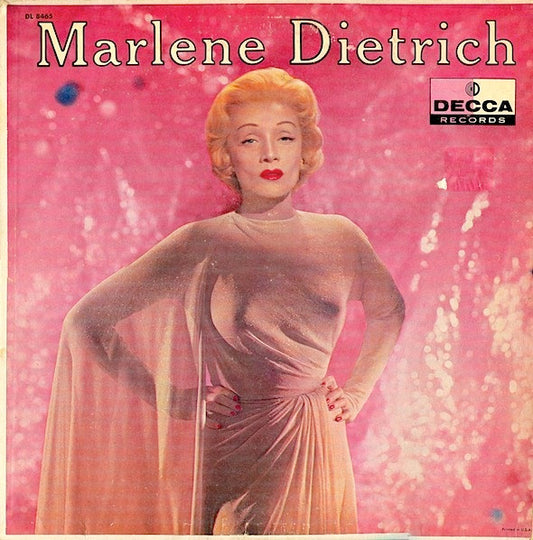 Marlene Dietrich : Marlene Dietrich (LP, Comp, Mono)