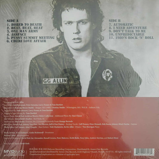G.G. Allin* : Always Was, Is And Always Shall Be (LP, Album, RE)
