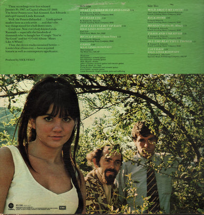 The Stone Poneys Featuring Linda Ronstadt : The Stone Poneys Featuring Linda Ronstadt (LP, Album, RE, Win)